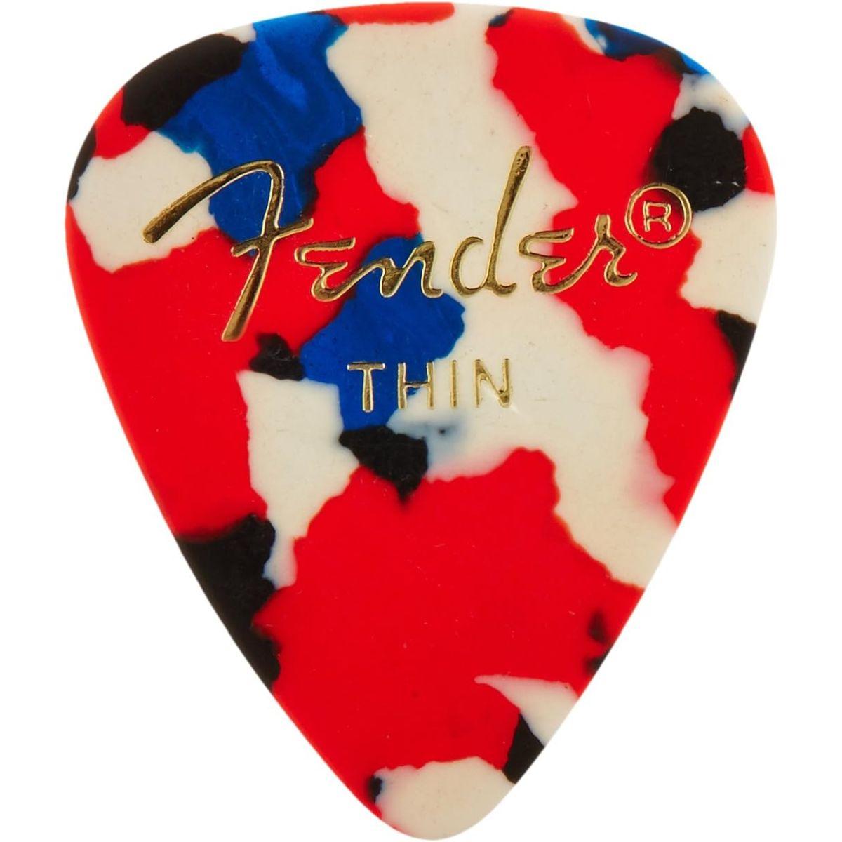 Fender ピック 351 Shape Classic, Thin, Confetti, (144) 0980351150