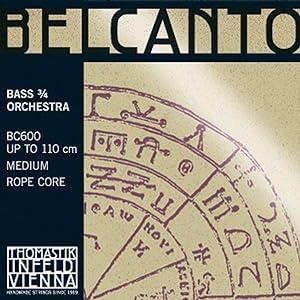BELCANTO ベルカント SOLO チューニング コントラバス弦セット 3/4