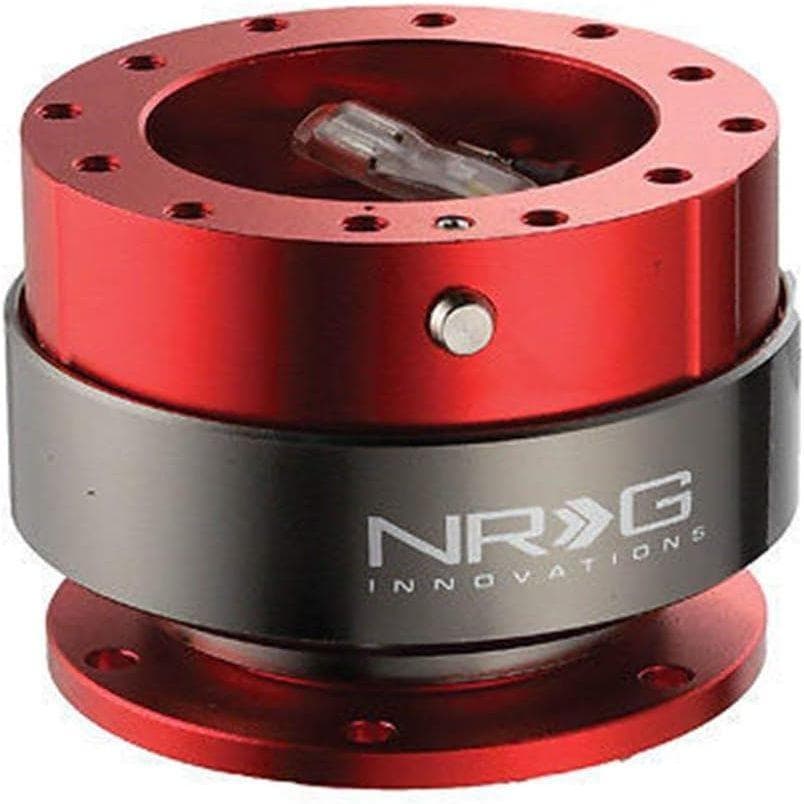 NRG ステアリングホイール クイックリリースキット Gen 2.0 レッド SRK-200RD ユニバーサル