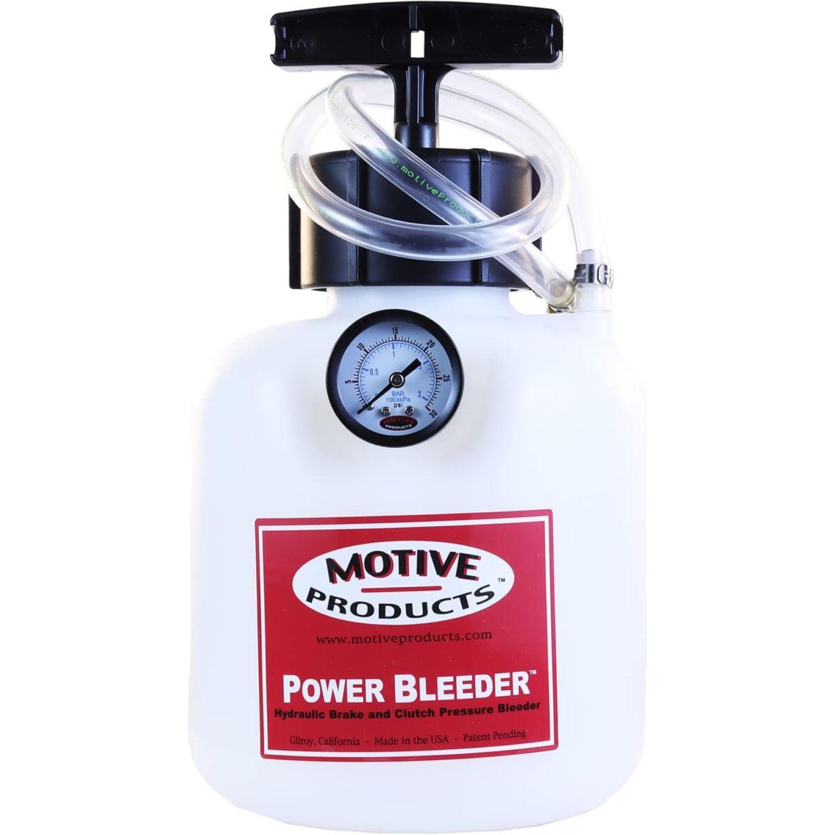 Motive Products 0100 ヨーロピアンパワーブリーダー 2クォートタンク ホースとアダプター付き