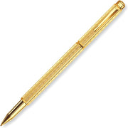CARAN D'ACHE カランダッシュ ボールペン 水性 エクリドール シェブロン ゴールド 0838-208 正規輸入品