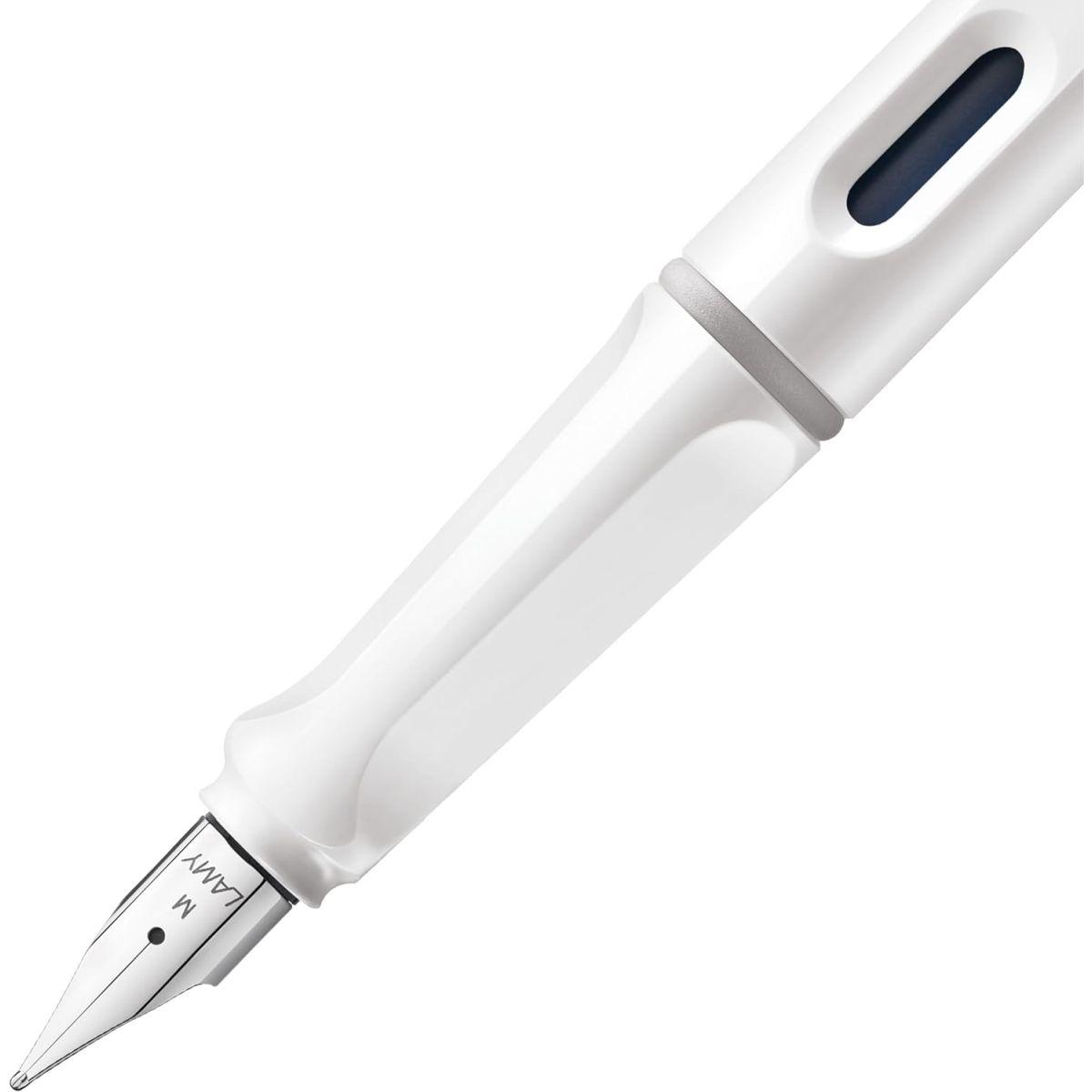 Lamy (ラミー) サファリ 万年筆 ホワイト 太字