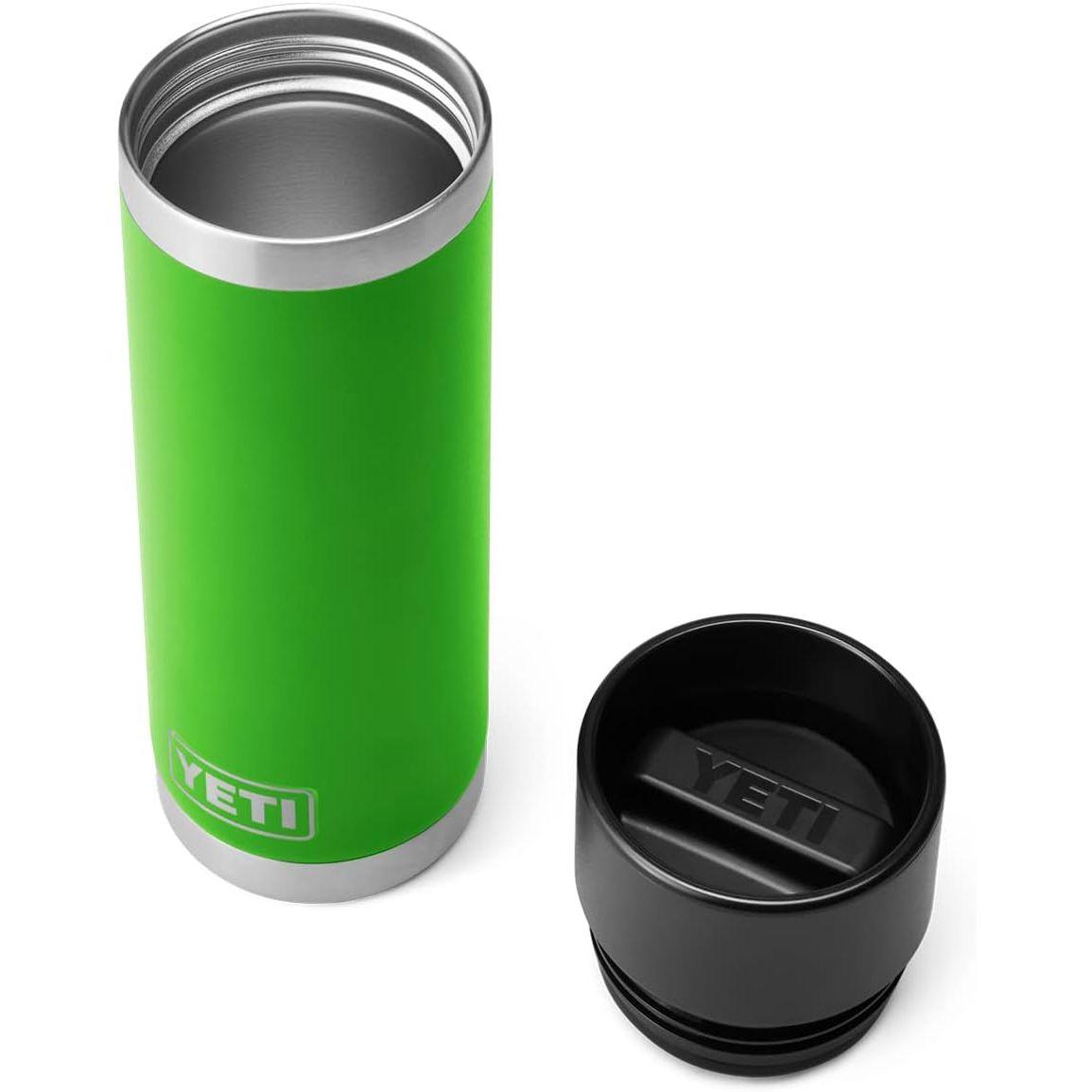 YETI (イエティ) Rambler 18オンスボトル ステンレススチール 真空断熱 ホットショットキャップ付き キャノピーグリーン