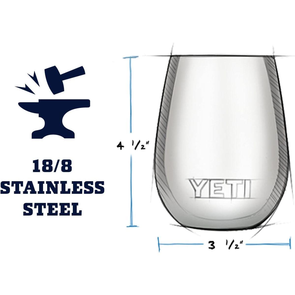 YETI ワインタンブラー 10oz(295ml) (リーフブルー)