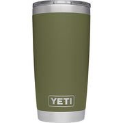 YETI Rambler 20 oz Stainless Steel Vacuum Insulated Tumbler with Lid, Olive 141[並行輸入]