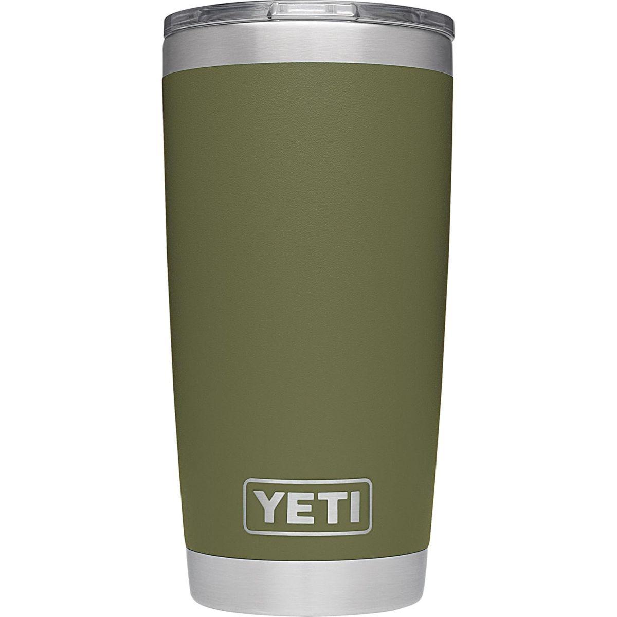YETI Rambler 20 oz Stainless Steel Vacuum Insulated Tumbler with Lid, Olive 141[並行輸入]
