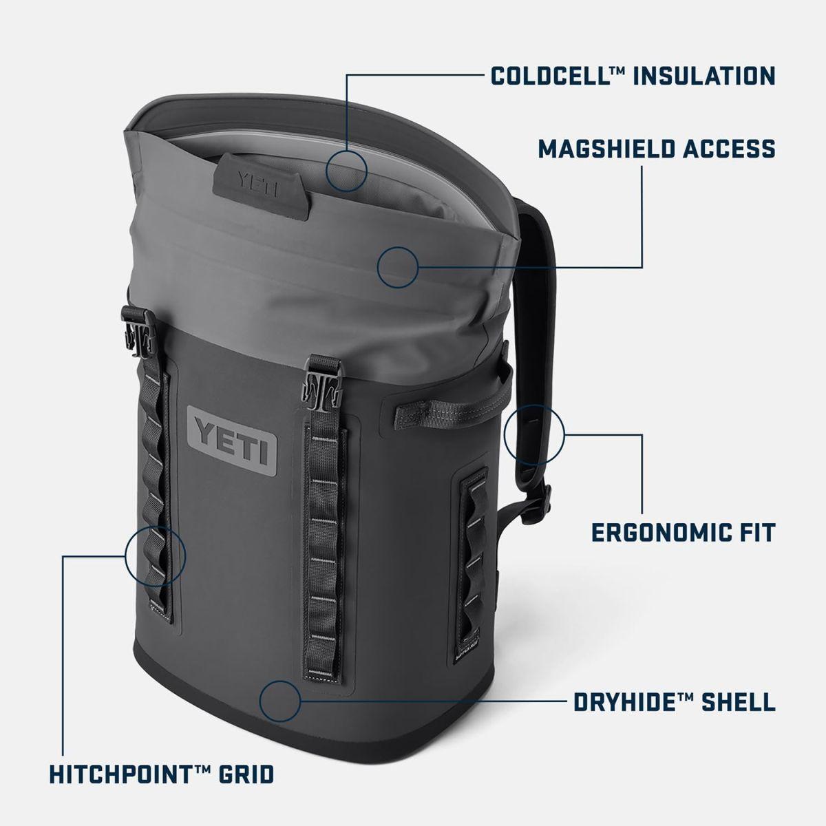 YETI (イエティ) Hopper M20 バックパック ソフトサイドクーラー MagShieldアクセス付き キャンプグリーン