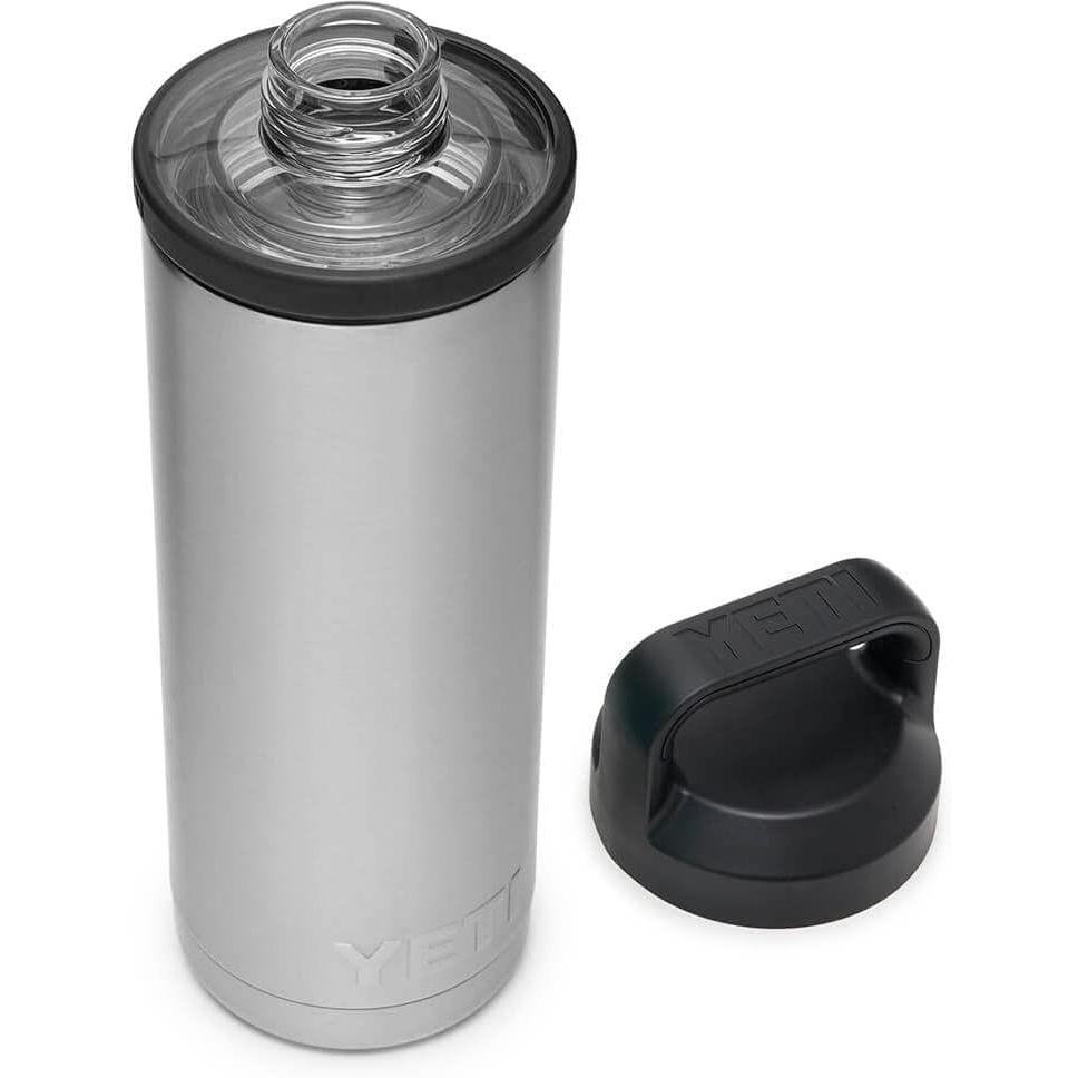 YETI Rambler 18オンス ボトル、真空断熱、チャグキャップ付きステンレススチール