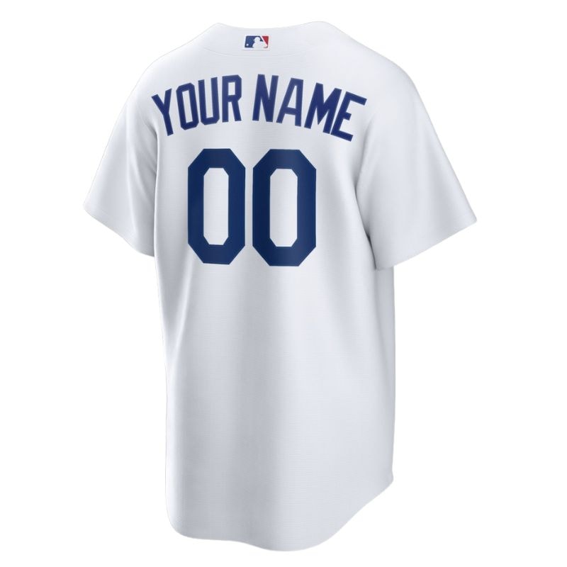 名入れ ドジャース オリジナル ユニフォーム 大人用 Nike ナイキ Los Angeles Dodgers カスタマイズ 白