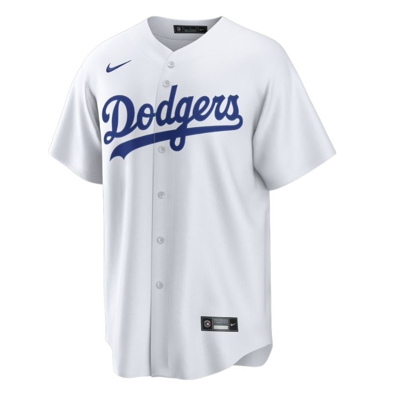 名入れ ドジャース オリジナル ユニフォーム 大人用 Nike ナイキ Los Angeles Dodgers カスタマイズ 白