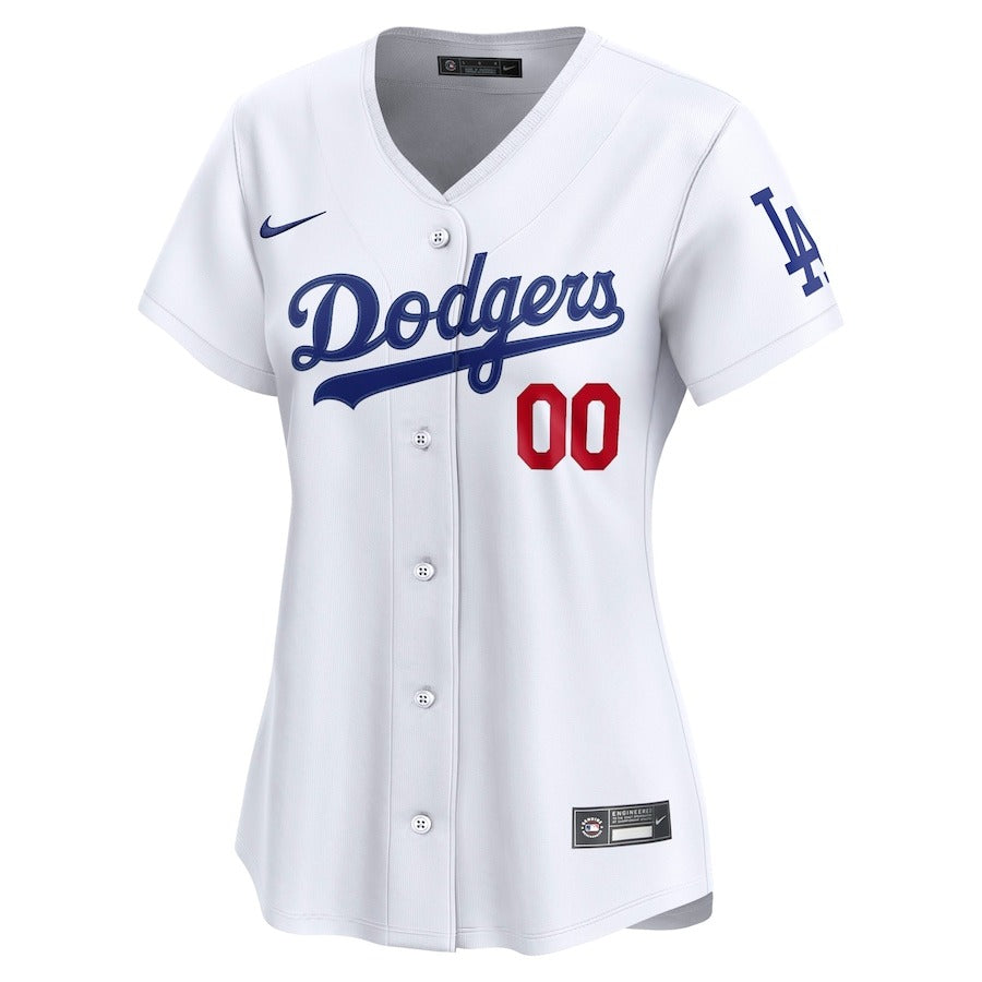 ドジャース カスタム ユニフォーム 名入れ 大人用 女性 オリジナル カスタマイズ Los Angeles Dodgers Nike 前背番号あり