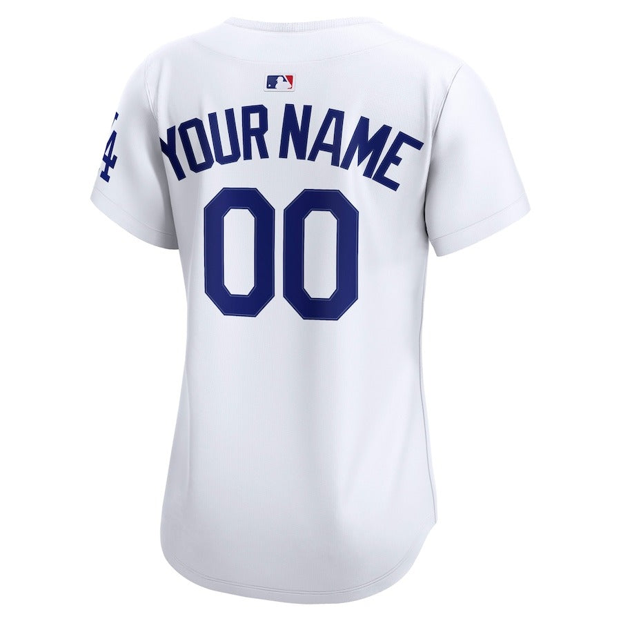 ドジャース カスタム ユニフォーム 名入れ 大人用 女性 オリジナル カスタマイズ Los Angeles Dodgers Nike 前背番号あり