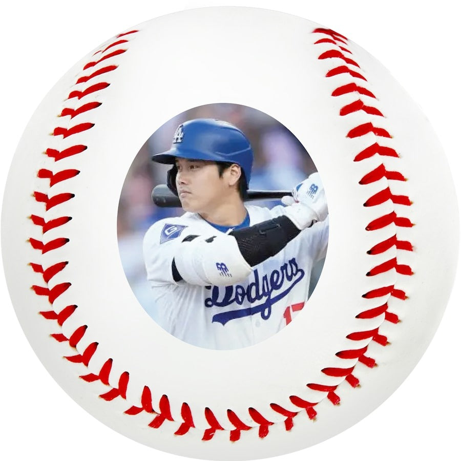 大谷翔平 &アーロン・ジャッジ写真入り 2024 ワールドシリーズ進出記念ボール ニューヨーク・ヤンキースvs.ロサンゼルス・ドジャース MLB公式 レプリカベースボール 大谷選手 ジャッジ選手