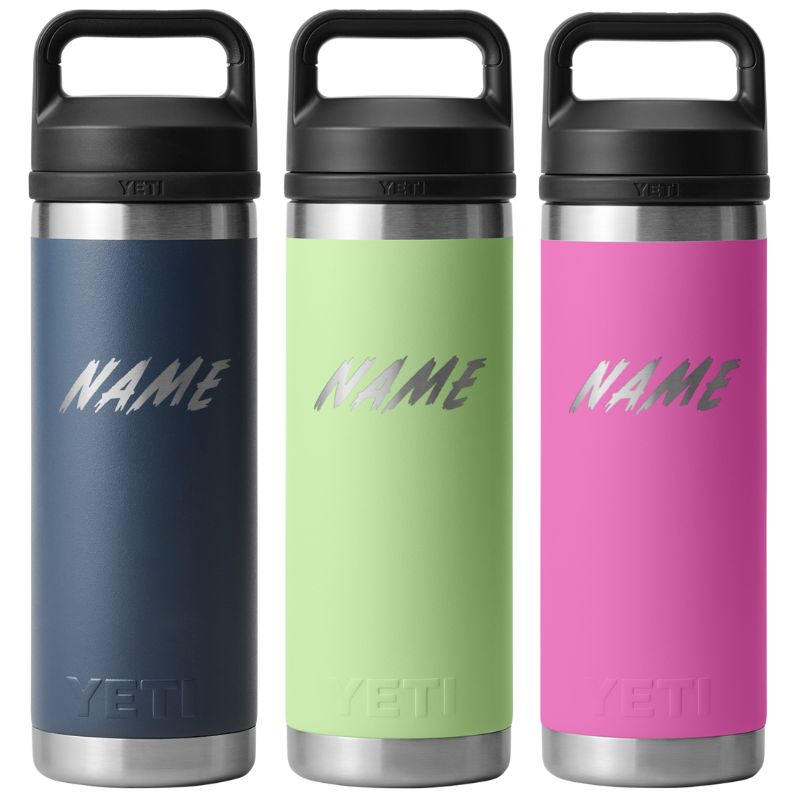 名入れ YETI イエティ 水筒 ウォーターボトル ランブラー カスタマイズ Rambler 18oz 約530ml ★選べるカラー★