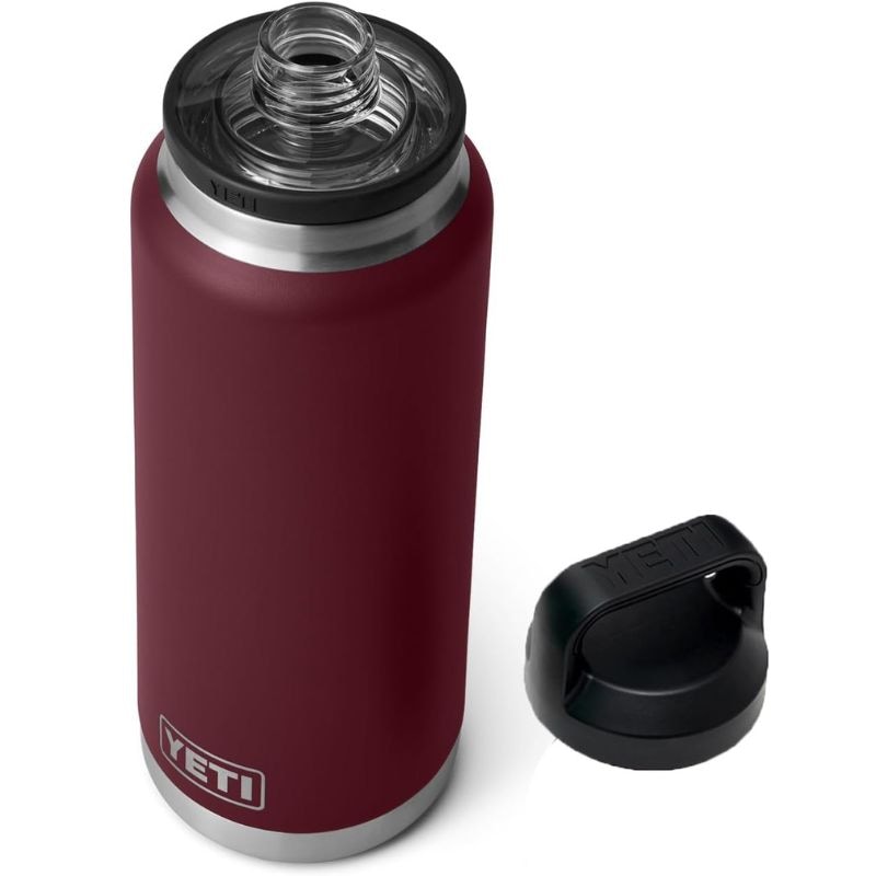 イエティ YETI Rambler 36oz 1.06L ステンレス 保温保冷 真空断熱 チャグキャップ付き Wild Vine Red ワイルド・ヴァイン・レッド 送料無料