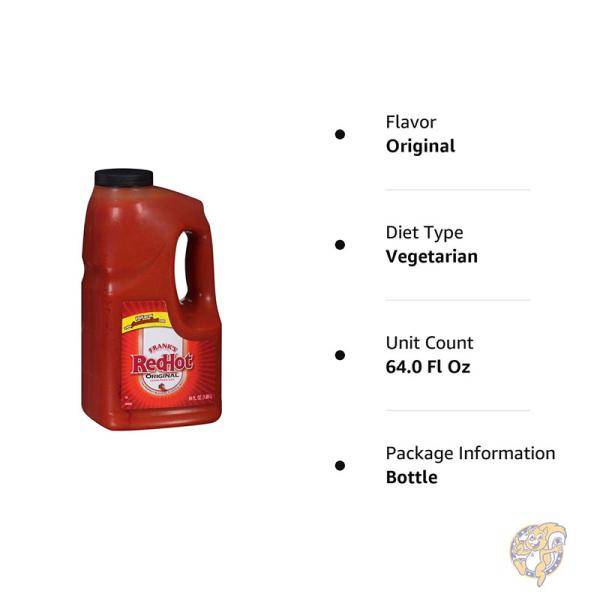 Frank's RedHot フランクス レッドホット ホットソース 64オンス(1.89L) 1個 辛いソース 業務用 家庭用
