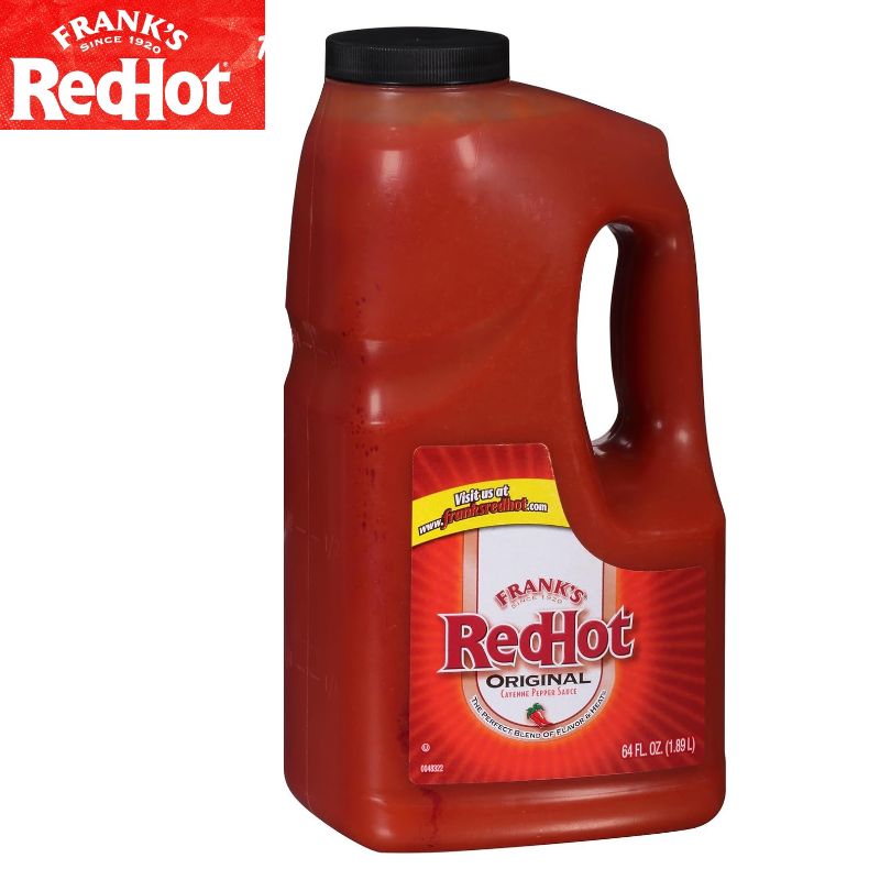 Frank's RedHot フランクス レッドホット ホットソース 64オンス(1.89L) 1個 辛いソース 業務用 家庭用