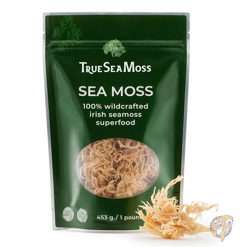 生シーモス 野生栽培シーモス 100% アイルランド産 (1 パック) 天日干し 0.4kg 健康食品 TrueSeaMoss