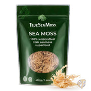 生シーモス 野生栽培シーモス 100% アイルランド産 (1 パック) 天日干し 0.4kg 健康食品 TrueSeaMoss