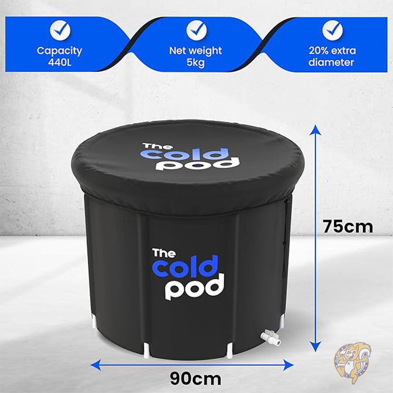 アイスバスタブ XL アスリート向け カバー付き340L ポータブルアイスバス TCP02 The Cold Pod コールドポッド
