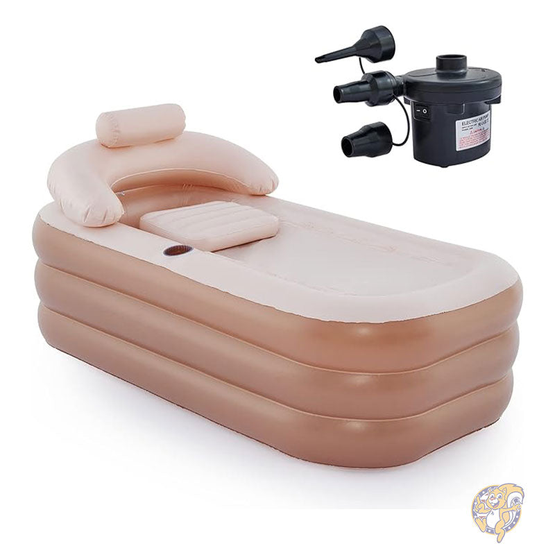 インフレータブル バスタブ 電動エアポンプ バスピローヘッドレスト付き 大人用 Inflatable Bathtub 2 CO-Z