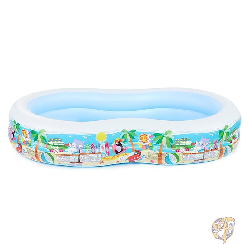 インフレータブル 子供用プール 2.5m x 1.6m x 46cm スイムセンター パラダイス シーサイド 水遊び 56490EP Intex インテックス