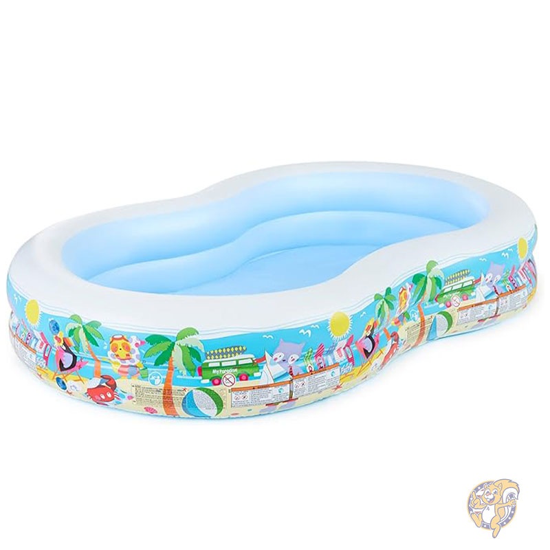 インフレータブル 子供用プール 2.5m x 1.6m x 46cm スイムセンター パラダイス シーサイド 水遊び 56490EP Intex インテックス
