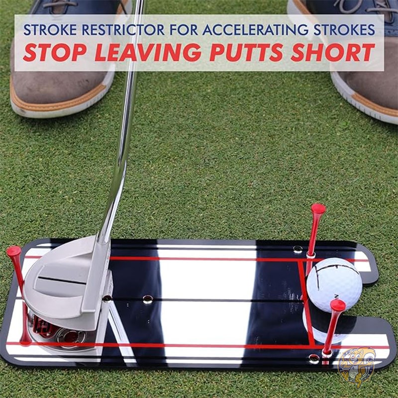 ゴルフパッティング アライメントミラー ポータブル 練習用パッティングトレーナー PAM EyeLine Golf アイラインゴルフ