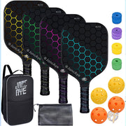 ピックルボール パドル ラケットセット ボール付き USAPA 承認 スポーツ FG-HEX-4PK JoncAye ジョンカイ