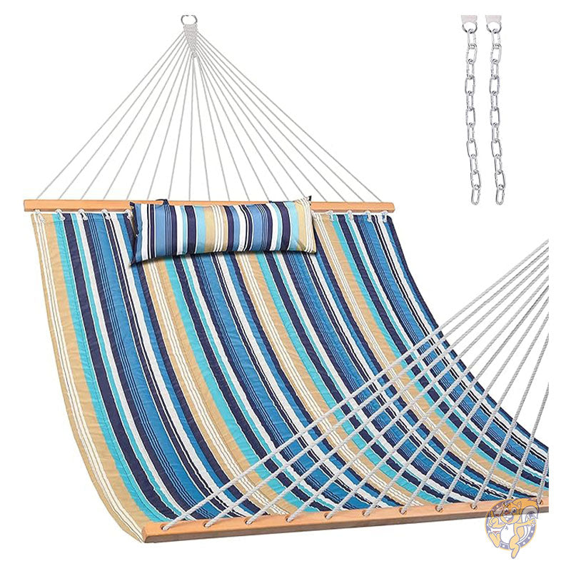 ダブルハンモック キルティング 3.6m 枕付き 屋外 庭 2人用 HMQFH11N-VC Lazy Daze Hammocks
