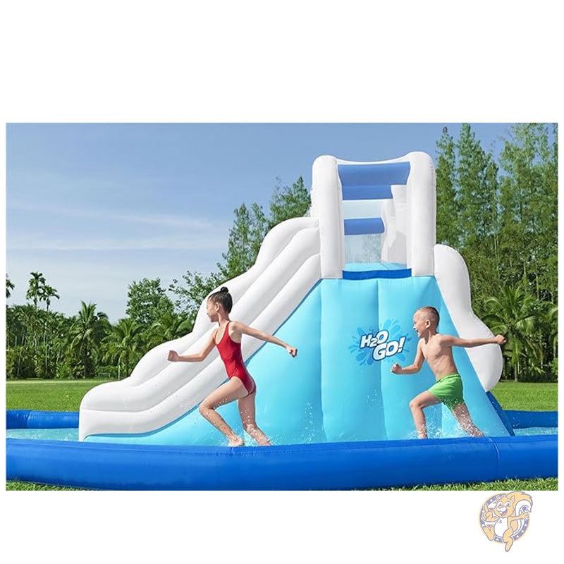 子供用インフレータブル ウォーター パーク トリプル スライド スプラッシュ プール 水遊び 53465E Bestway