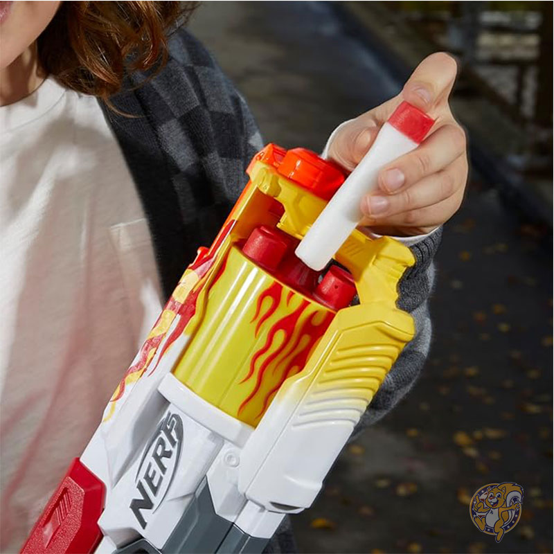 Nerf ナーフ メガ サイクロンショック おもちゃブラスター ダーツドラム 6個 メガダーツ 6個付き F6324