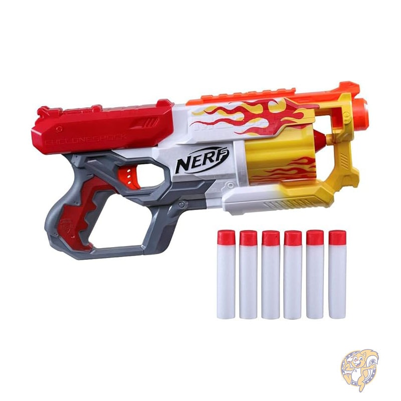 Nerf ナーフ メガ サイクロンショック おもちゃブラスター ダーツドラム 6個 メガダーツ 6個付き F6324