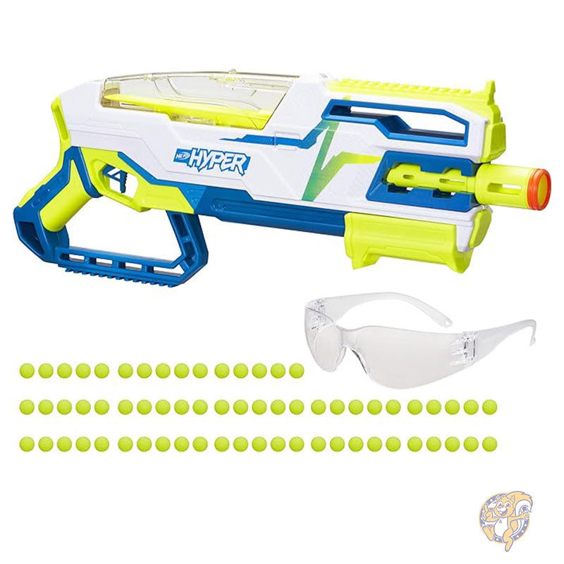 NERF ナーフ ガン ハイパーバンドル シージ-50 ポンプアクションブラスター メガネ付き おもちゃ バトルゲーム F4732