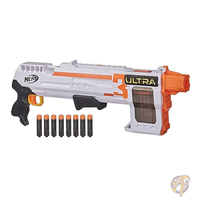 NERF ナーフ ウルトラ スリー ブラスター ポンプアクション 内部クリップ ウルトラ ダーツ 8 個付き おもちゃ E7923