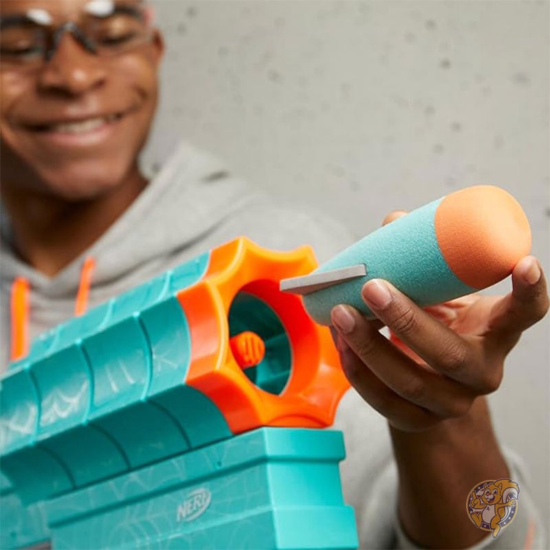 Nerf ナーフ ロブロックス シャークバイト ウェブ ランチャー ロッカー ブラスター コード ロケット 2個付きF6131