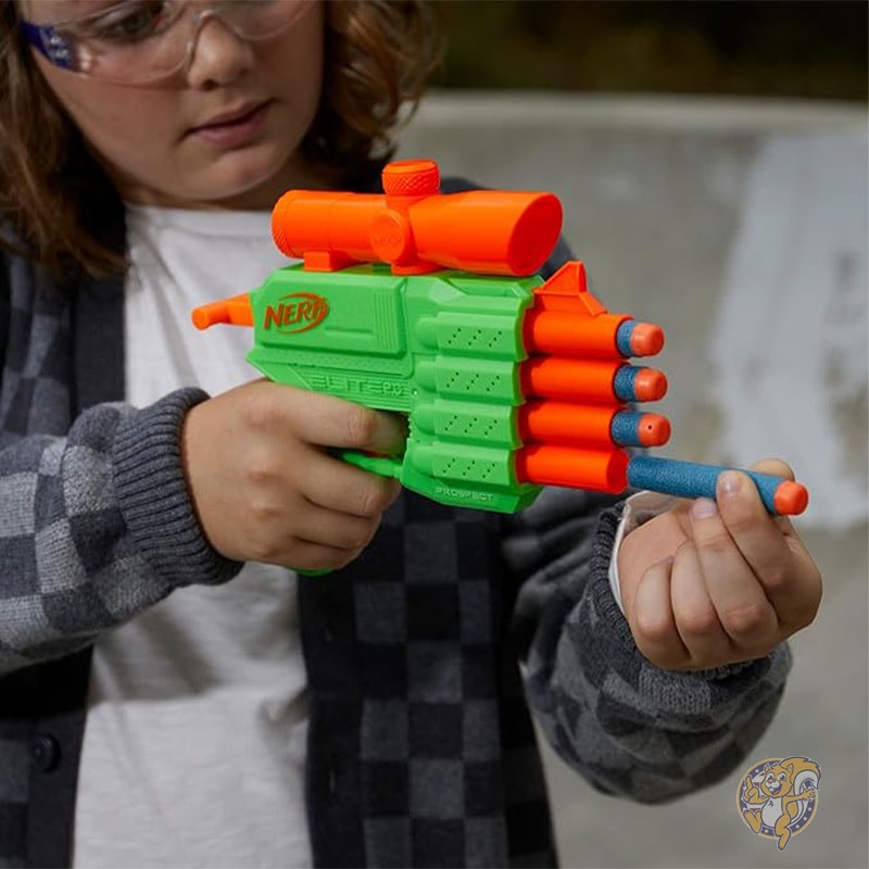 Nerf ナーフ エリート 2.0 フェイスオフセット ダーツブラスター 2 個 ダーツ12個 フォームブラスター付き F8273