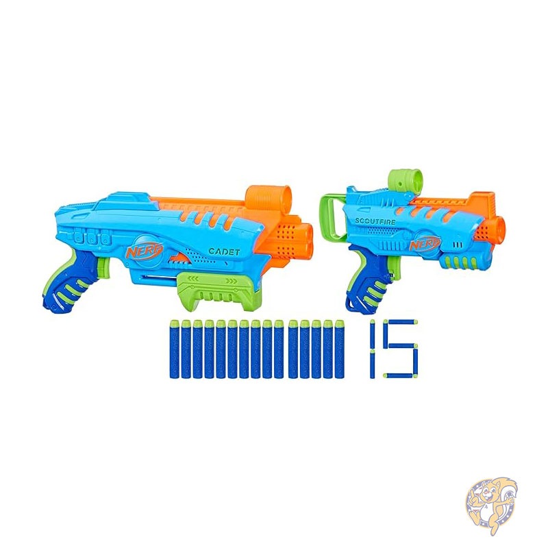 NERFナーフ エリート ジュニア アルティメット スターター セット ブラスター 2個 ダーツ 15本付き F6369