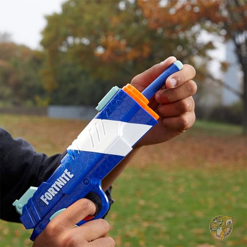 NERF ナーフ フォートナイト デュアルパック ブラスター 2 個 エリートフォームダーツ 6 個付き おもちゃ F6243