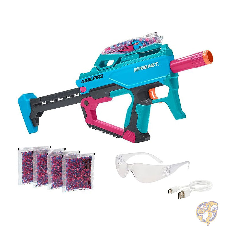 NERFナーフ プロジェルファイヤーX ミスタービースタート フルオート ブラスター ジェル弾 20,000発 バッテリー付き F8672
