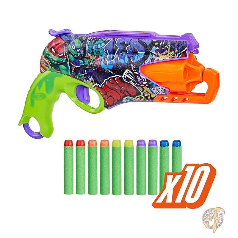 NERF ナーフ ティーンエイジ ミュータント ニンジャ タートルズ ブラスター エリート ダーツ 10 本付き F9972