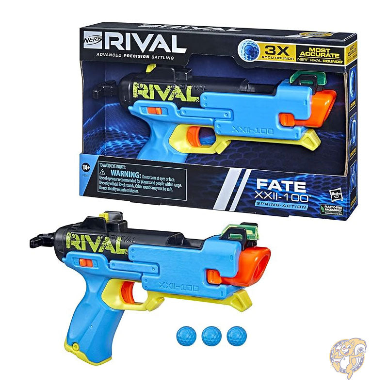 ナーフ NERF ライバル フェイト XXII-100 ブラスター リア サイト ライバル アキュラウンド 3 個付き F3955