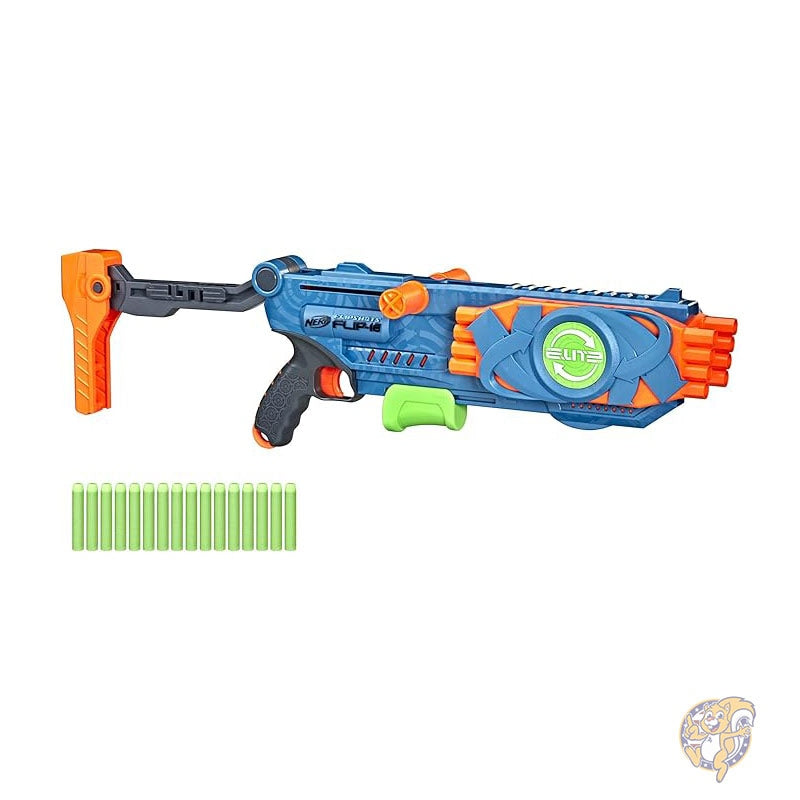 NERF ナーフ エリート 2.0 フリップショット フリップ 16 ブラスター ーツバレル ダーツ 16個付き F2551