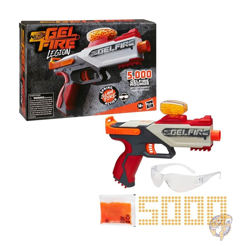 Nerf ナーフ プロ ジェルファイア レギオン スプリングアクション ブラスター 5000発 アイウェア付き F7979