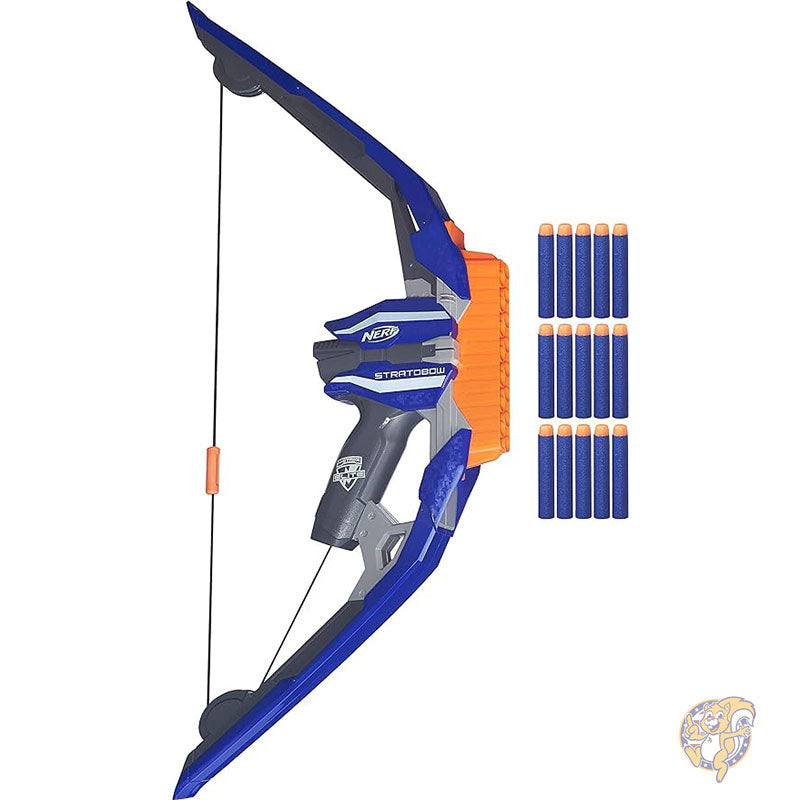 Nerf ナーフ N-ストライク ストラトボウ ボウ フォームブラスターセット ダーツ付き おもちゃ B5574