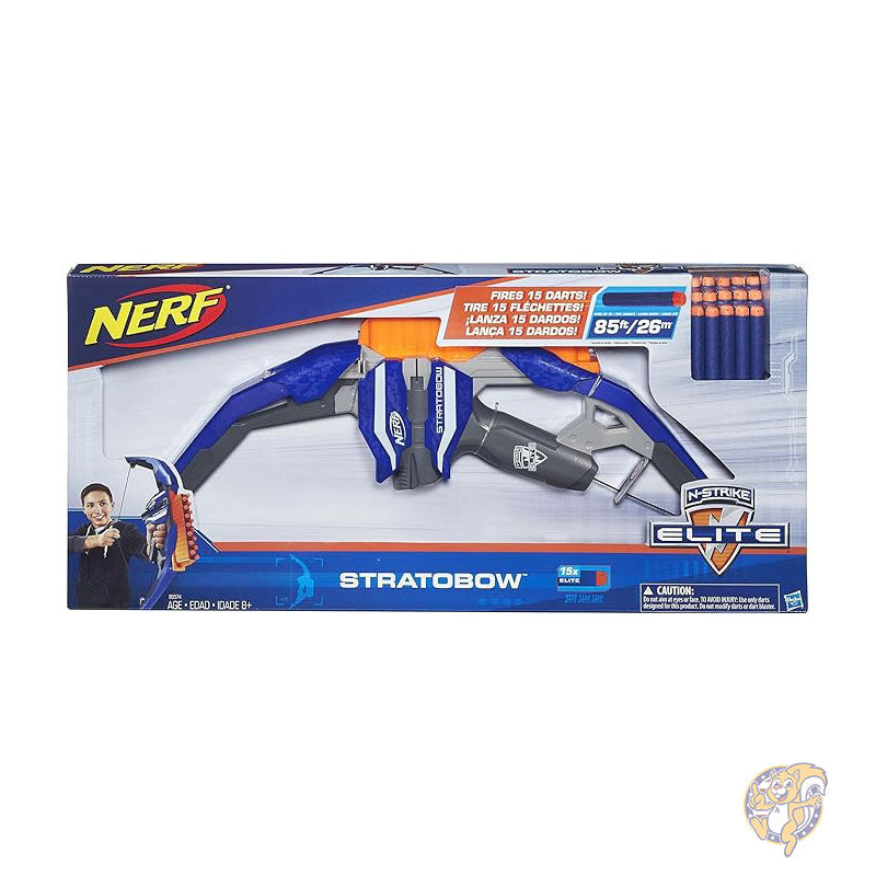 Nerf ナーフ N-ストライク ストラトボウ ボウ フォームブラスターセット ダーツ付き おもちゃ B5574