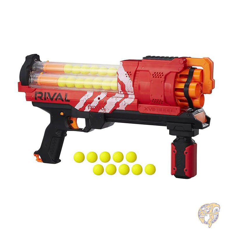 ナーフ Nerf ライバル アルテミス XVII-3000 レッド おもちゃ フォームブラスター 弾 30個付き B8236UF0