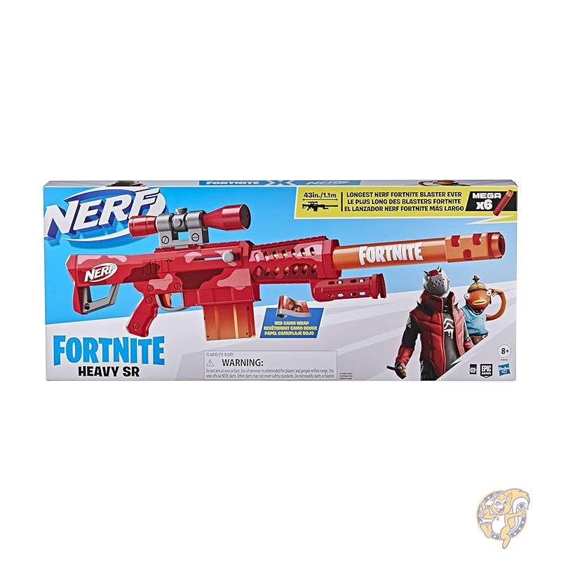 NERF ナーフ フォートナイト ヘビー SR ブラスター スコープ ビッグ ブラスター ダーツ 6本付き F0928