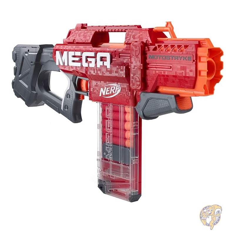Nerf ナーフ メガ モトストライク 電動 10 ダーツ ブラスター ダーツ 10本 クリップ付き おもちゃ E6473