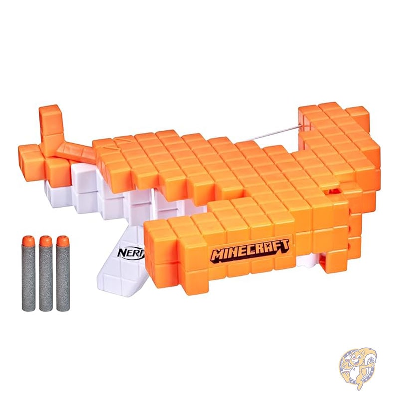 ナーフ Nerf マインクラフト ピリジャークロスボウ ダーツブラスト 弓 エリートダーツ3本付き おもちゃ F4415